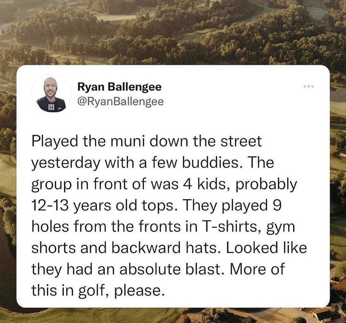Tour Golf (not PGA Tour) tweet media