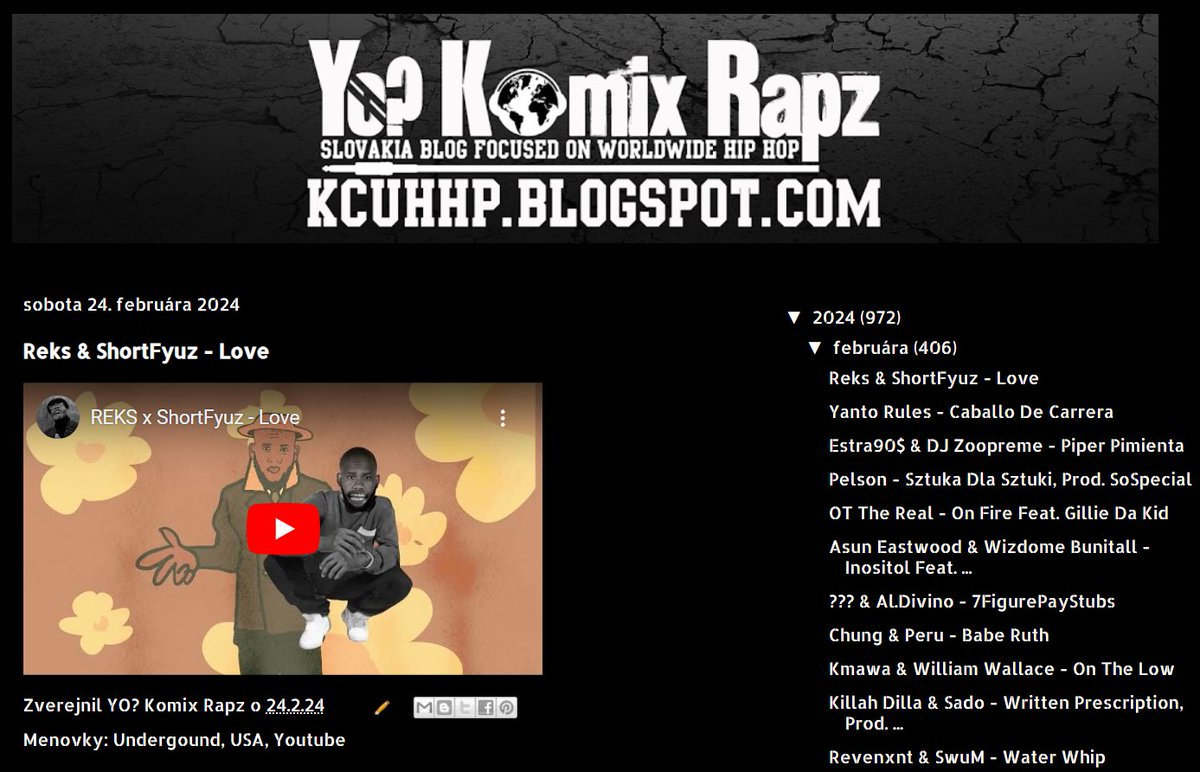 New Video
Reks & ShortFyuz - Love kcuhhp.blogspot.com/2024/02/reks-s…