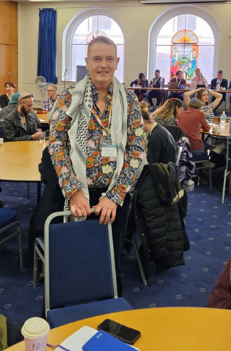 Peter4vP's tweet photo. Attended TU Alliance for Trans and Non-Binary Rights at Mechanics Institute, Manchester with UCU LGBT+. Discussion: Where we go next – Guidance, Politics, and the Community #Saira4UCUGS #Peter4VP #ucuRISING #Solidarity #RespectFE #ucustrikes #GazaCeasefireNow #UCULeft #UCU https://t.co/US93u0nJ4o