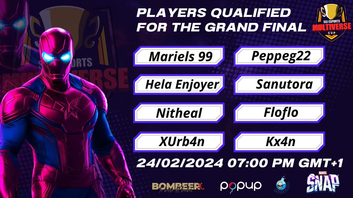 🦧 Duruk 🦧 (@derek_mooij) on Twitter photo 🏆TOP 8 FINAL de la MULTIVERSE CUP🏆
Empezamos ya mismo con el último tramo de lo que ha sido la 1º competición oficial de <a href="/MARVELSNAP/">MARVEL SNAP</a> donde veremos al campeón europeo.
Además, tendremos 3 códigos con 200 de oro para sortear durante el directo 👍🏻 🏆TOP 8 FINAL de la MULTIVERSE CUP🏆
Empezamos ya mismo con el último tramo de lo que ha sido la 1º competición oficial de <a href="/MARVELSNAP/">MARVEL SNAP</a> donde veremos al campeón europeo.
Además, tendremos 3 códigos con 200 de oro para sortear durante el directo 👍🏻