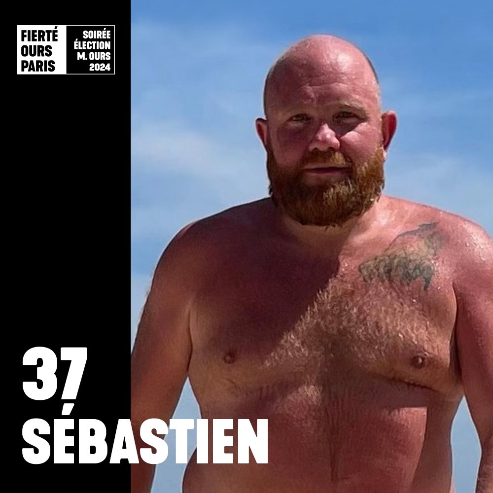 lesoursdeparis's tweet photo. 🐻 Élection de #MonsieurOurs 2024 🐻

🐻 Candidat 37/ Sébastien - 42 ans - Bagnolet (93)

🗳 Soutenez-le en votant en ligne avant 10/03 à minuit sur https://t.co/c8yyjFplny https://t.co/lntZ4TBLV6