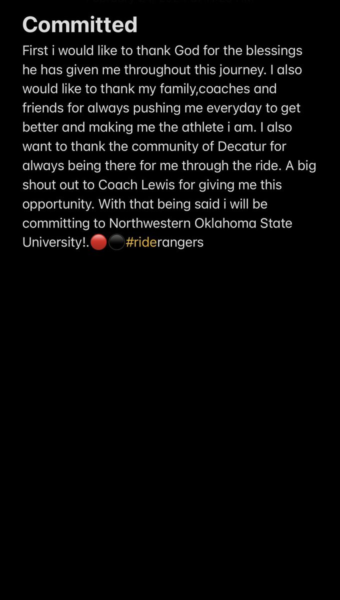 Landon Felts⭐️ (@landon_felts2) on Twitter photo #AGTG 105% committed❤️🖤 <a href="/DecaturEaglesFB/">Decatur Eagles Football</a> <a href="/CoachFundi_DP/">Daniel Palmer</a> <a href="/Coach_Lewis5/">Judah Lewis</a> <a href="/RonnieJJones/">Coach Ronnie Jones</a> <a href="/nwosufootball/">Ranger Football</a> #RideRangers #AGTG 105% committed❤️🖤 <a href="/DecaturEaglesFB/">Decatur Eagles Football</a> <a href="/CoachFundi_DP/">Daniel Palmer</a> <a href="/Coach_Lewis5/">Judah Lewis</a> <a href="/RonnieJJones/">Coach Ronnie Jones</a> <a href="/nwosufootball/">Ranger Football</a> #RideRangers