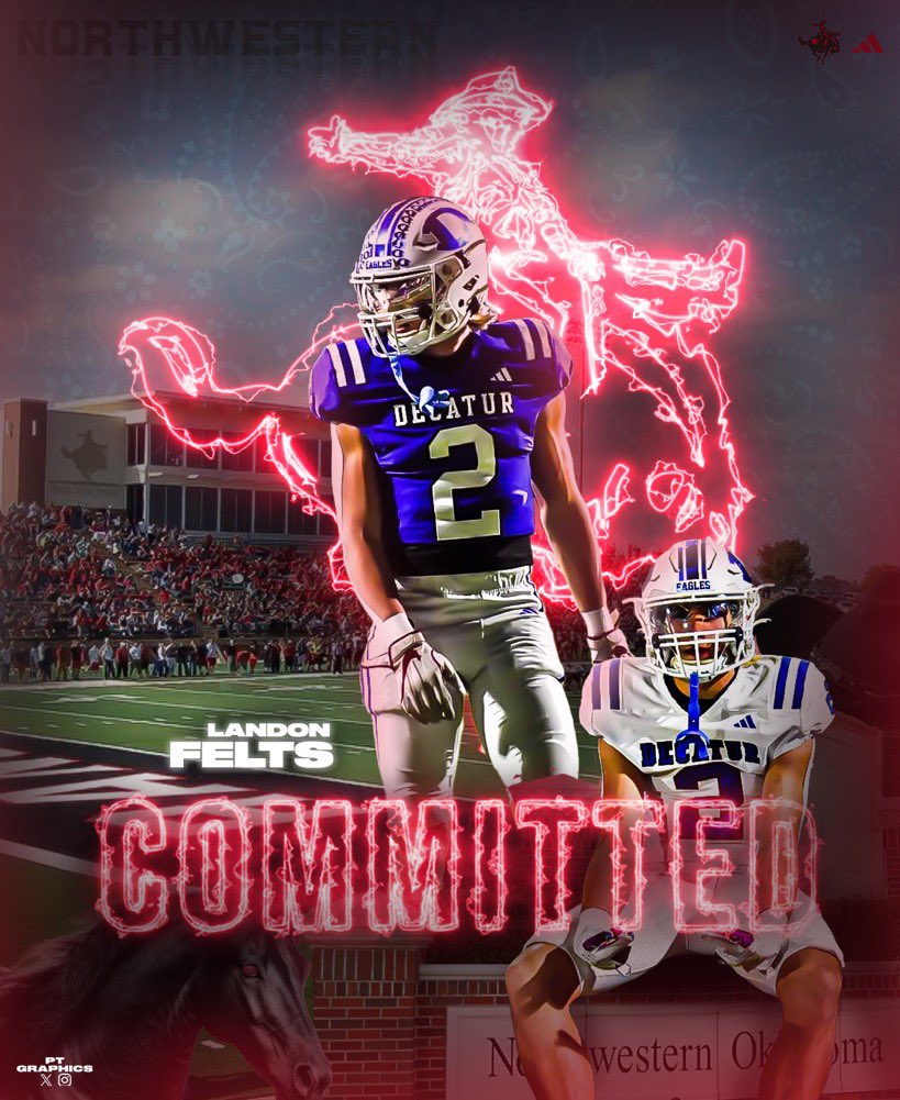 Landon_Felts2's tweet photo. #AGTG 105% committed❤️🖤 @DecaturEaglesFB @CoachFundi_DP @Coach_Lewis5 @RonnieJJones @nwosufootball #RideRangers https://t.co/0PT1vID5eJ