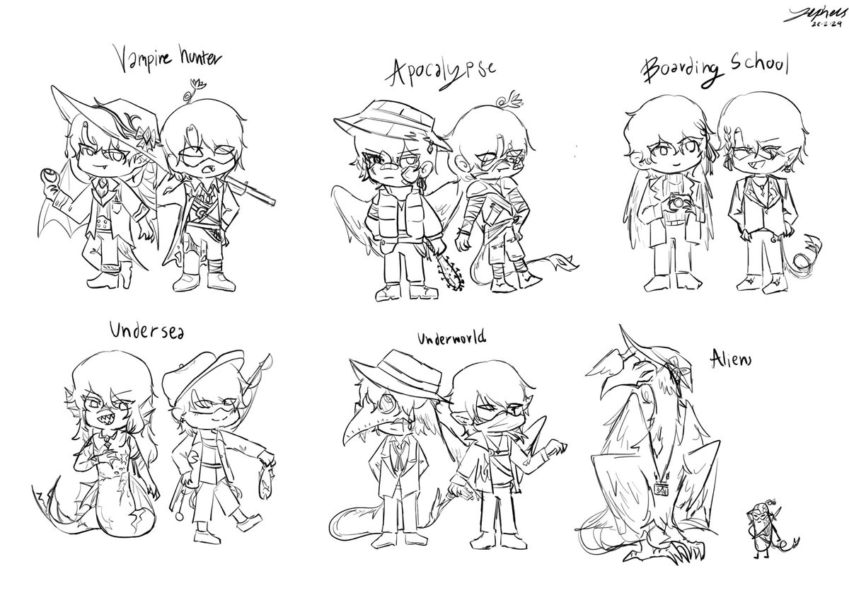zeph_eus's tweet image. Codebreakers doodle
Alternative universe collection
#codebreakers #philzafanart #etoilesfanart #QSMP2024 #qsmpfanart