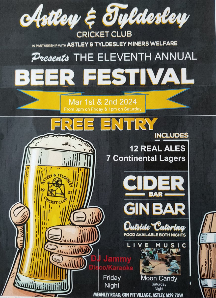 🍺 Free beer give away! 🍺 

Win a £20 drinks voucher to spend at our beer, cider, rum and gin festival next weekend.

Retweet this post and tag 3 friends into a reply by Thursday, to be in with a chance of winning. 

A winner will be drawn from all Twitter/ Facebook entries 🙏