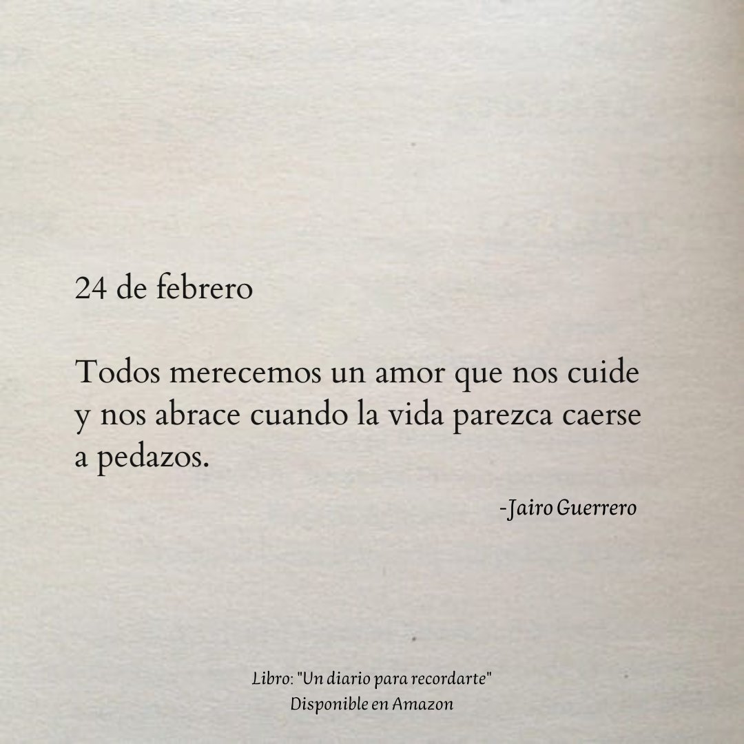 24 de febrero. ✍🏼