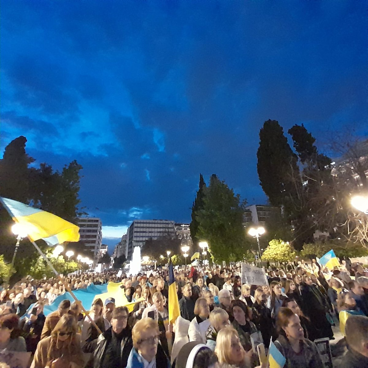 Lithuania_in_GR's tweet image. Athens #StandWithUkraine  whatever victory takes!
