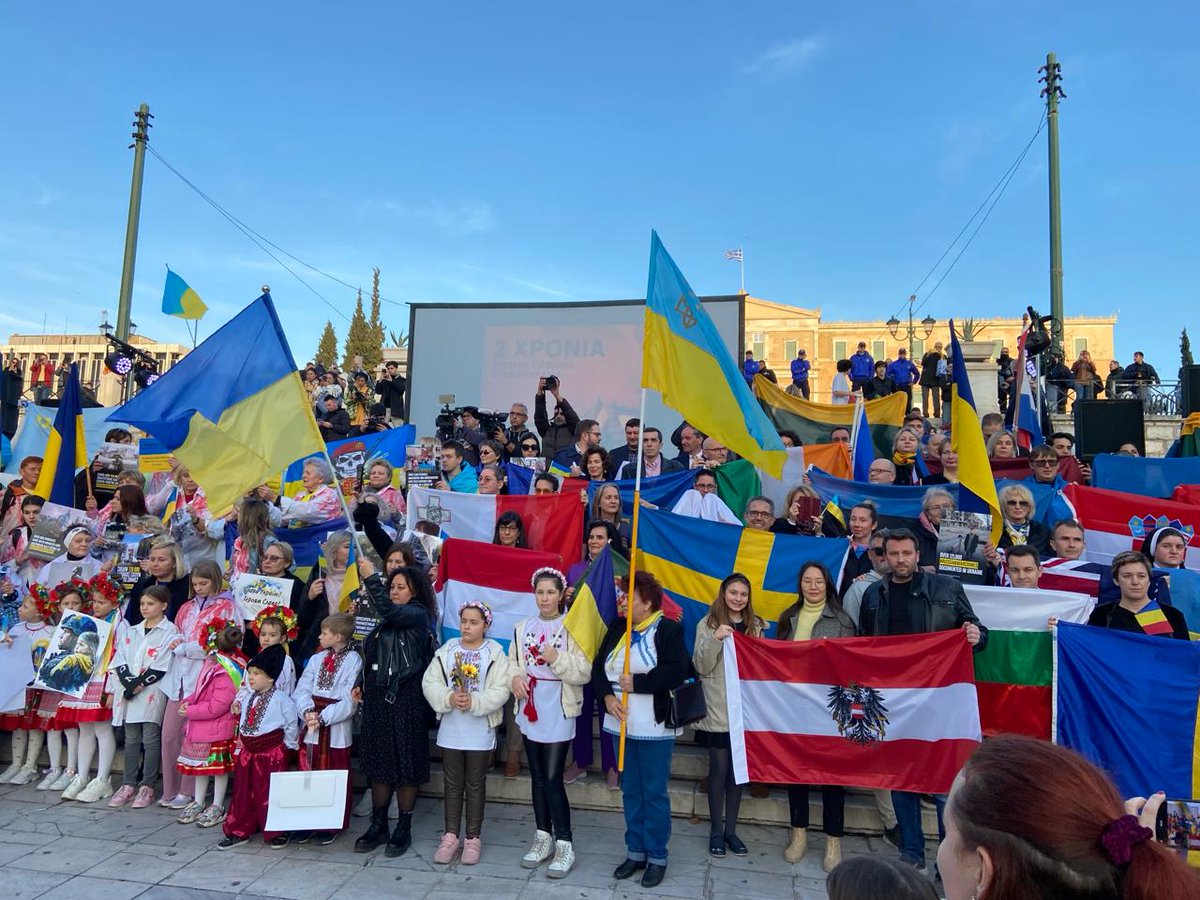 Lithuania_in_GR's tweet image. Athens #StandWithUkraine  whatever victory takes!