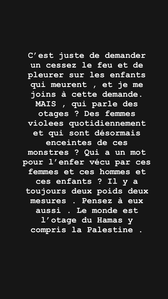 Eli Semoun vient de poster ce message après les multiples appels au cessez-le-feu de personnalités du cinéma hier soir.