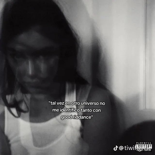 Abro hilo de este tiktok que me he encontrado en honor al aniversario de good riddance <3 cred: @/tiwiflgrcie en tiktok🤍💌