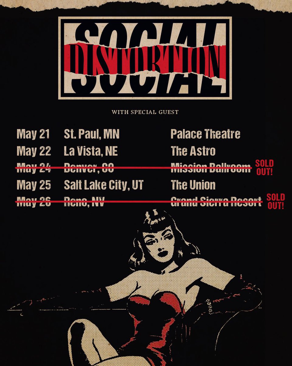 We’re getting ready to hit the road with our friends @badreligion and special guest Julian Ness this spring 🔥💀 This is going to be one hell of a tour! We cannot wait to get back out there and do what we love. See you all very soon.