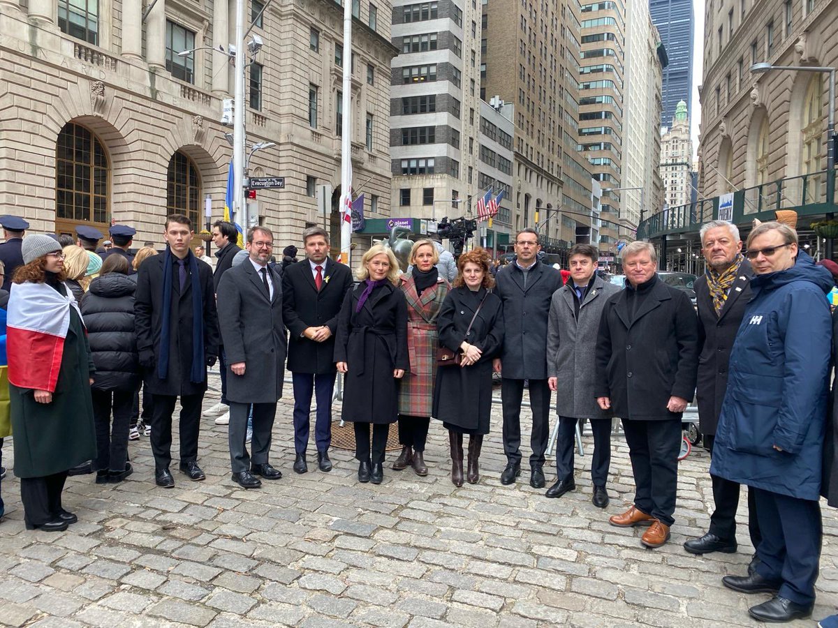 UKR Consulate NY (@ukrinnewyork) on Twitter photo On the 2nd anniversary of russia’s full-scale invasion of Ukraine 🇺🇦 we are grateful to everyone standing in solidarity with Ukraine 💙💛
<a href="/UKRinUN/">UKR Mission to the UN</a> <a href="/PLinNewYork/">Polish Consulate NYC 🇵🇱</a> <a href="/LithuaniaConNY/">Lithuania in New York</a> <a href="/FinlandNY/">Finland in New York</a> <a href="/NorwayNYC/">Consul General Heidi Olufsen</a> <a href="/CanadaNY/">CanadaNY</a> <a href="/swedennewyork/">Consul General of Sweden in New York</a> <a href="/TC_NewYorkBK/">Türkiye in New York</a> <a href="/JapanCons_NY/">Japan Consulate NY 総領事館</a> On the 2nd anniversary of russia’s full-scale invasion of Ukraine 🇺🇦 we are grateful to everyone standing in solidarity with Ukraine 💙💛
<a href="/UKRinUN/">UKR Mission to the UN</a> <a href="/PLinNewYork/">Polish Consulate NYC 🇵🇱</a> <a href="/LithuaniaConNY/">Lithuania in New York</a> <a href="/FinlandNY/">Finland in New York</a> <a href="/NorwayNYC/">Consul General Heidi Olufsen</a> <a href="/CanadaNY/">CanadaNY</a> <a href="/swedennewyork/">Consul General of Sweden in New York</a> <a href="/TC_NewYorkBK/">Türkiye in New York</a> <a href="/JapanCons_NY/">Japan Consulate NY 総領事館</a>