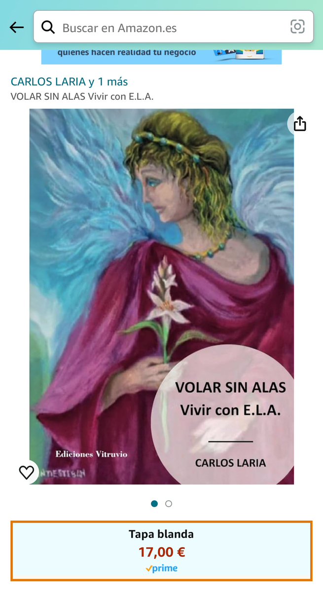 Ya lo tenéis disponible en Amazon, por favor difundir, los derechos de autor van destinados a adELA, la organización española de enfermos de ELA