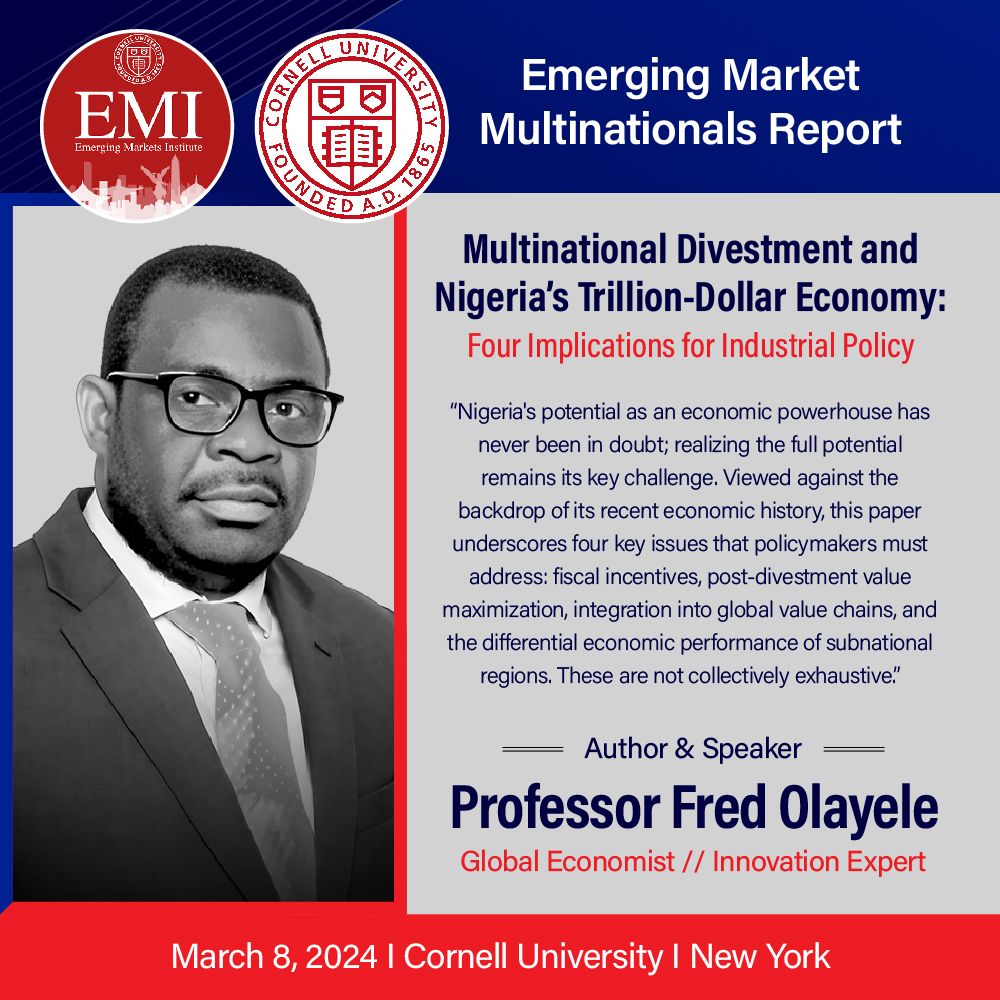 drfredolayele's tweet photo. Following a decade of economic stagnation, Nigeria has embarked on a comprehensive reform program aimed at more than doubling its GDP to $1 trillion by 2030. Seems like a herculean task, albeit not impossible. My latest paper unpacks this. To be launched on #March8th in New York. https://t.co/6LvL2my5T1