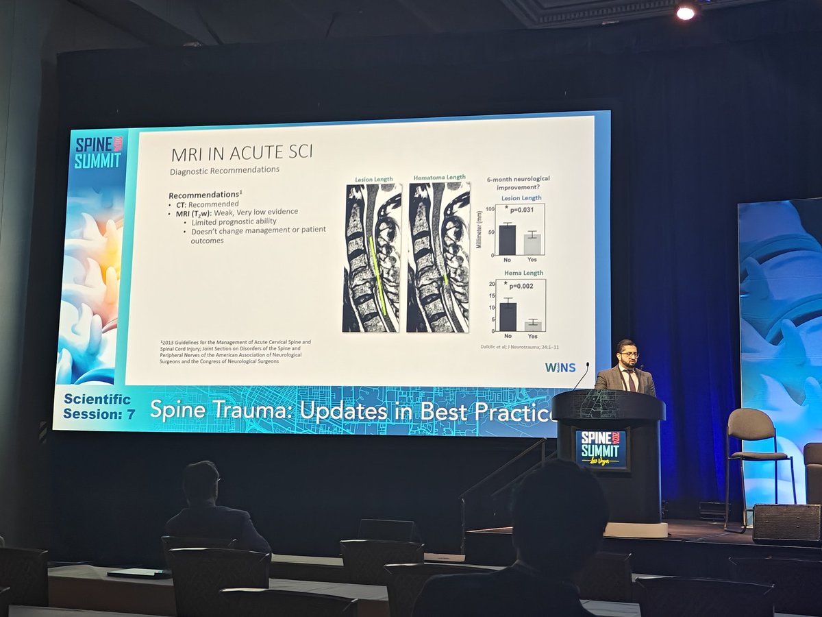 Mohamad Bakhaidar (@mbakhaidar) on Twitter photo Outstanding presentation by <a href="/SamShabaniMD/">Sam Shabani, M.D.</a> on tractography, U/S, and SCI! An exciting peek into the future of their application in SCI research.
<a href="/MCWNeurosurgery/">MCW Neurosurgery</a> <a href="/spinesection/">AANS/CNS Spine Section</a> Outstanding presentation by <a href="/SamShabaniMD/">Sam Shabani, M.D.</a> on tractography, U/S, and SCI! An exciting peek into the future of their application in SCI research.
<a href="/MCWNeurosurgery/">MCW Neurosurgery</a> <a href="/spinesection/">AANS/CNS Spine Section</a>