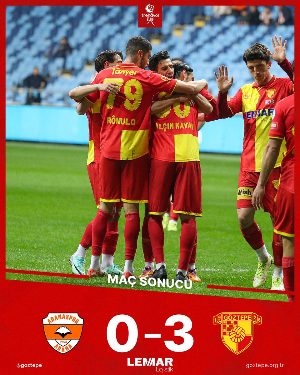Sen de gülümse bizlere... Adana'da 3 puan bizim👊

#Göztepe #İnanGüzelGünlere