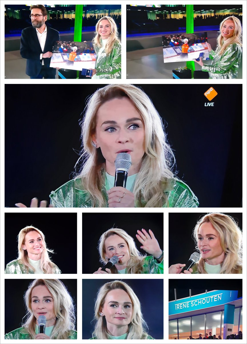 Wat een prachtig afscheid <a href="/schoutenirene/">Irene Schouten</a> Alle schaatsliefhebbers van Nederland en ver daarbuiten zullen haar ontzettend gaan missen. Irene, bedankt voor alle hele mooie jaren. Heel veel plezier en geluk toegewenst. #ireneschouten