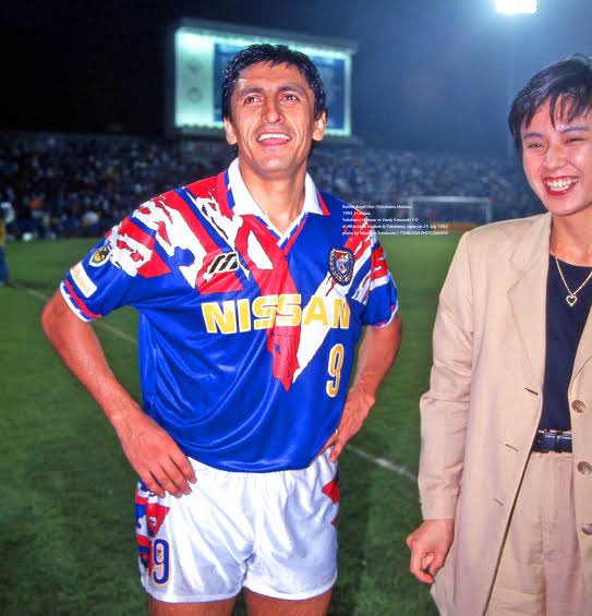 Foto de Ramon Diaz, hoje treinador do Vasco, em sua passagem pelo