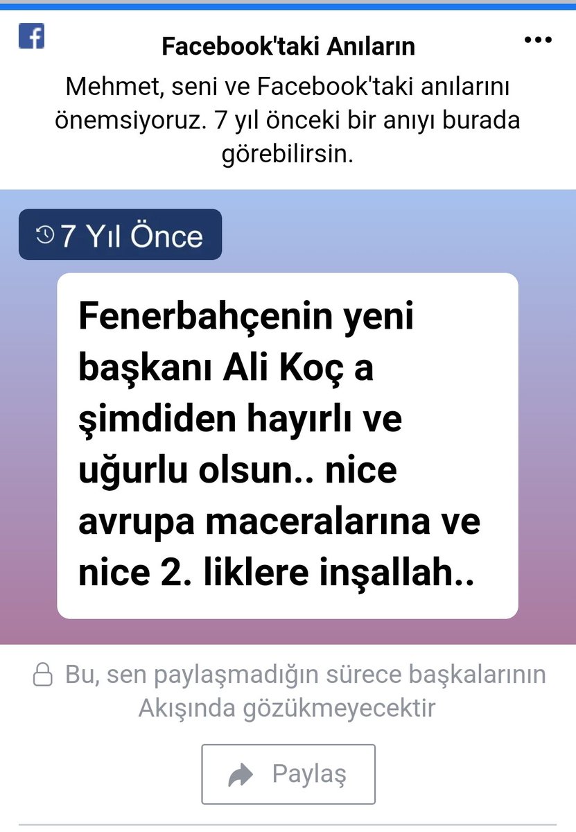 #FBvKSP
Tam 7 yıl önce bugün yazmışım bunu.. 
Sen böyle karşı rakibin 90 dakika boyunca verdiği emeği boşa çıkardığın müddetçe yönetimine kim gelirse gelsin en fazla 2. olursun...