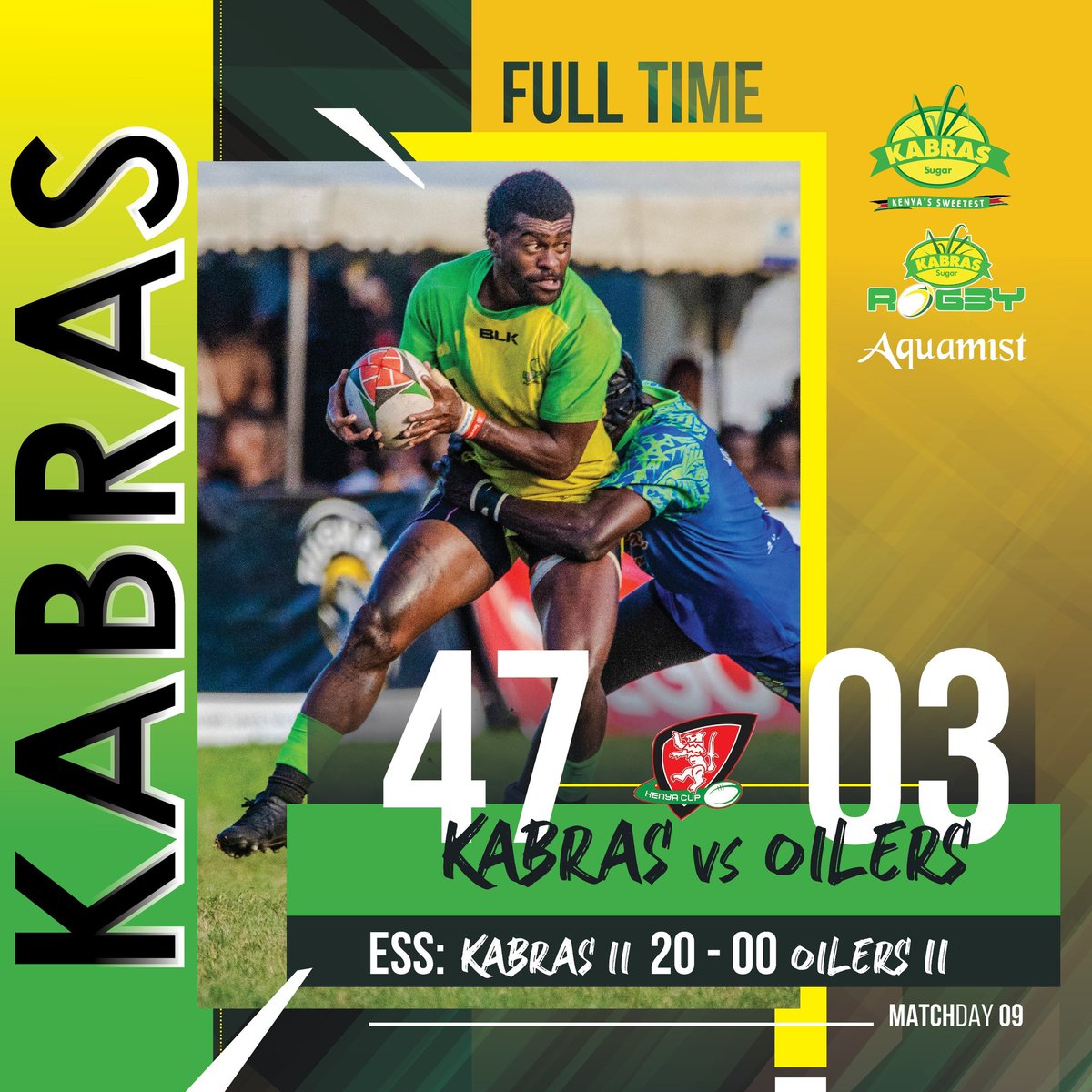 Mandugu wetu <a href="/MenengaiOilers/">Menengai Oilers</a> leo wameleta mechi serious, what a #RaiDerby should be all about. Goodluck in your next fixtures. 

#KabrasSugar
#KenyasSweetest