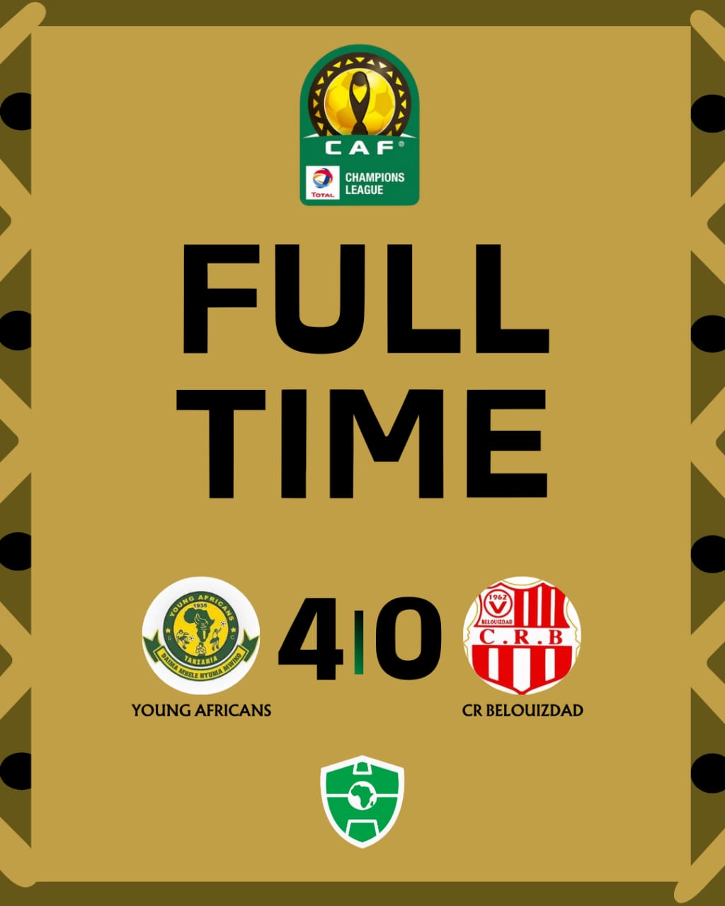 Caf live score discount