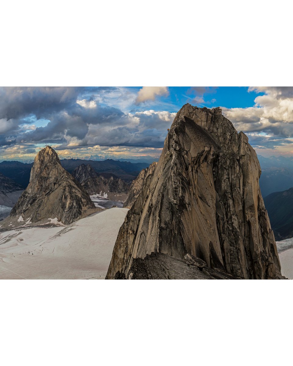 Spot the climber? @conrad_anker out for a quick 'hike' up Pigeon Peak, Bugaboos Provincial Park, British Columbia. August 2015. Prints available at link in bio.