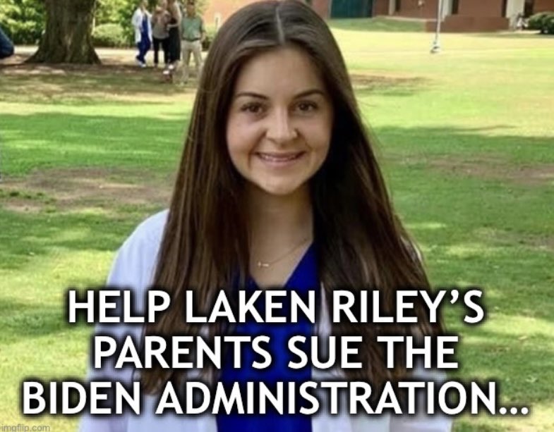 In every other situation, when negligence causes death there are consequences…

So why isn’t the Biden administration liable for the death of Laken Riley?

They haven’t secured the border & they haven’t enforced the current laws…🤷🏻‍♂️
#LakenRiley #FJB #2TieredJustice #FJBiden
