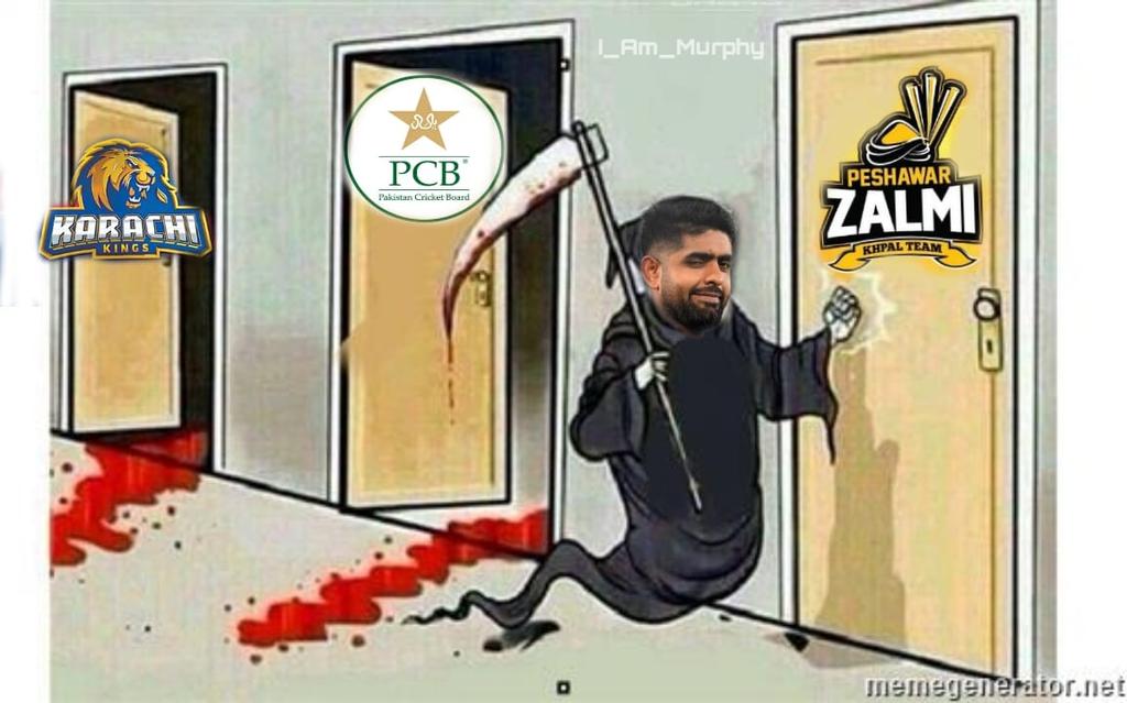 Only Babar Azam Knocking out Peshawar Zalmi from the tournament can heal me now.

#PSL2024 | #LQvsKK #KKvsLQ