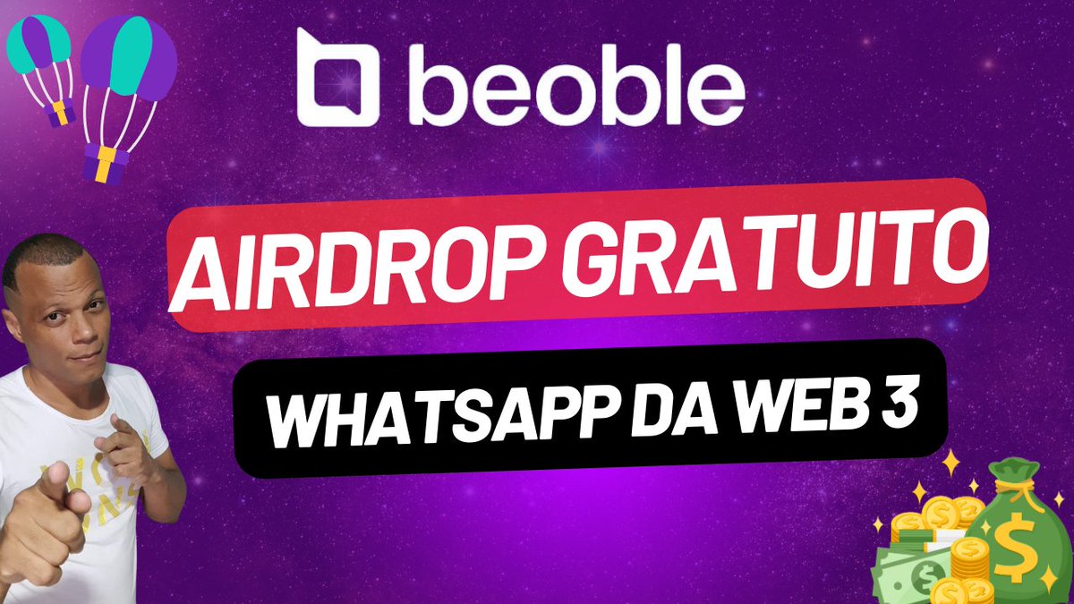 AIRDROP BEOBLE - O WHATSAPP DA WEB 3 - 100% GRÁTIS

#beoble #airdrop #criptmoedas