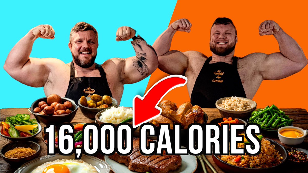 Eating 16k calories in a day. Now on YT. youtu.be/2X1yhVg1LWc?fe…