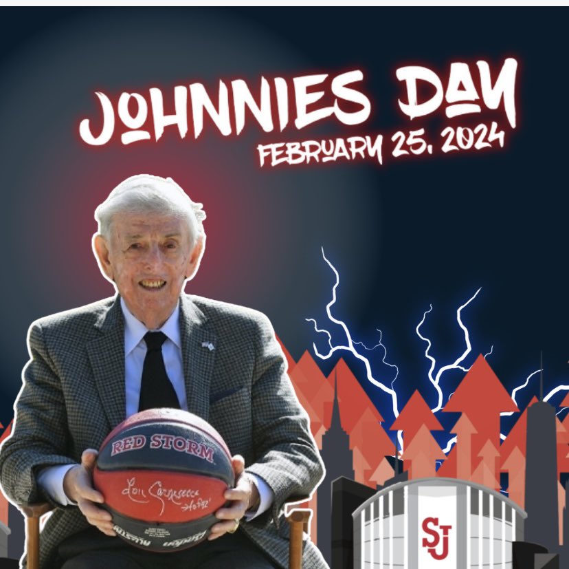 This time tomorrow I be cheering on the Johnnies at MSG!!! #JohnniesDay #SJUElevates #AllStormNoFront #JohnniesFaithful