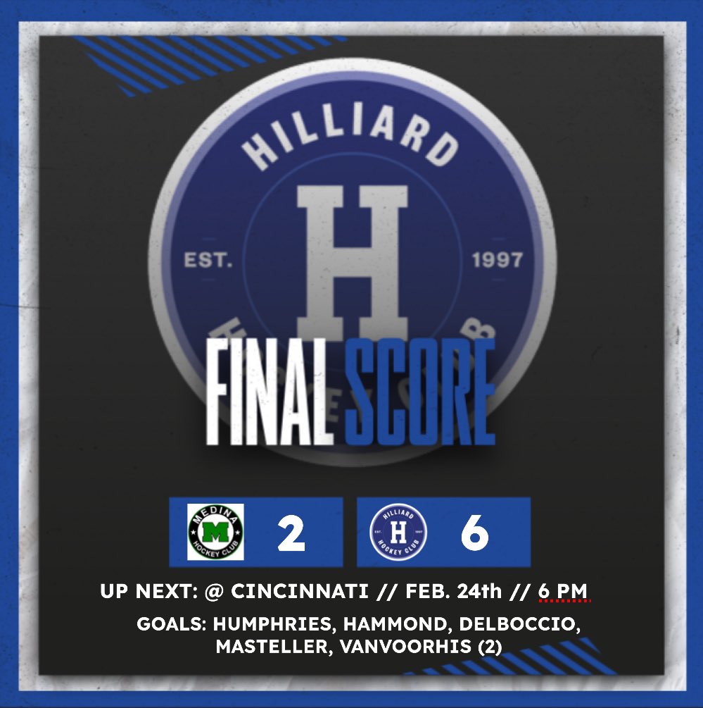 Hilliard got business done last night with a 6-4 win against Miami. Hilliard wins this morning over Medina.