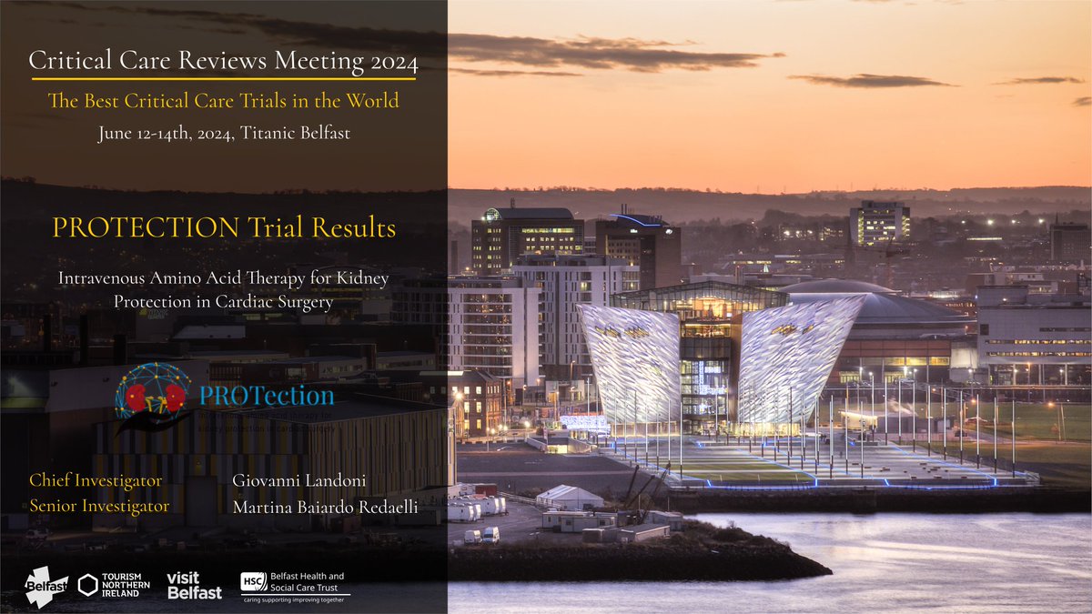 The big trials just keep coming at #CCR24

Announcing the results presentation of the PROTECTION trial 

Intravenous Amino Acid Therapy for Kidney Protection in Cardiac Surgery

Register at  criticalcarereviews.com/meetings/ccr24…