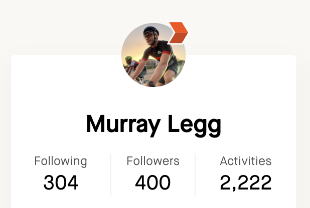 2,222 times to feel gracious for the body I have, to be able to move and feel good.