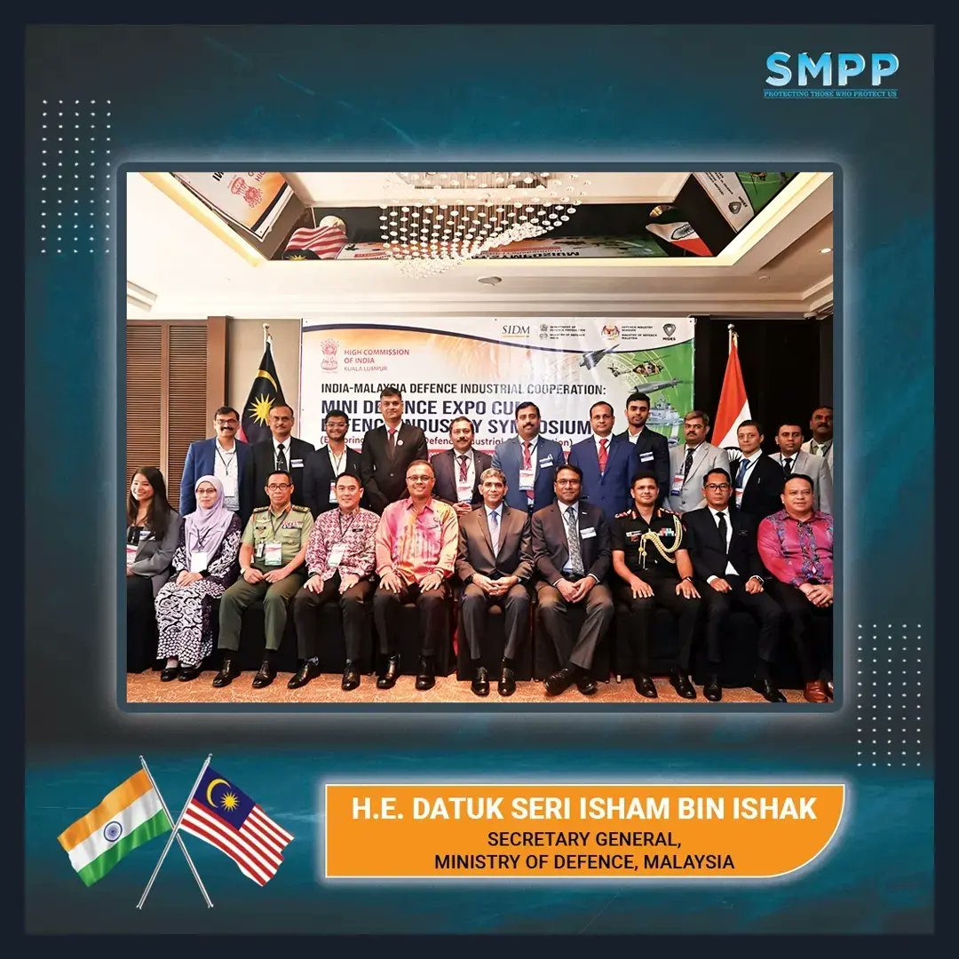 SMPPDEFENSE's tweet image. Forging Strength in Innovation: SMPP Team Shines at India-Malaysia Mini Defence Expo and Defence Industry Symposium, Proudly Unveiling Our Products.

#smpp  #minidefexpo #malaysia #defense #defexpo #expo2024