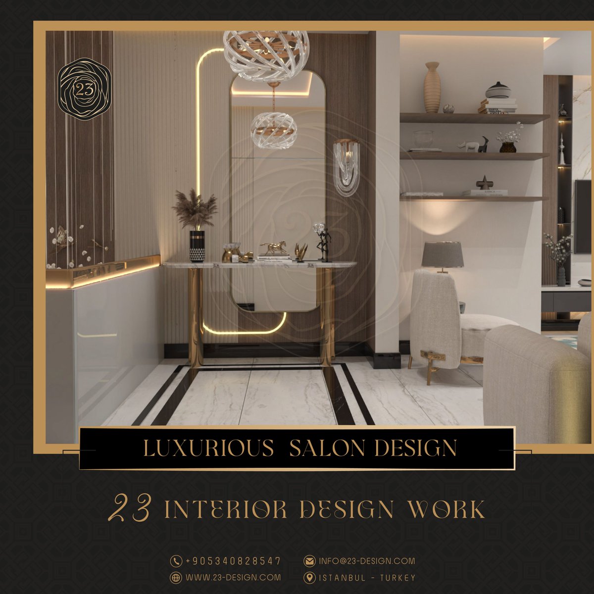 23Interior's tweet image. luxurious salon design
DESIGN BY 23 INTERIOR DESIGN
@23_interior_design
‌+90-534-082-85-47⁩
Wa.Me/905340828547
#interiordesign #design #interior #homedecor #architecture #home #decor #interiors #homedesign #art #interiordesigner #furniture #decoration #interiordecor