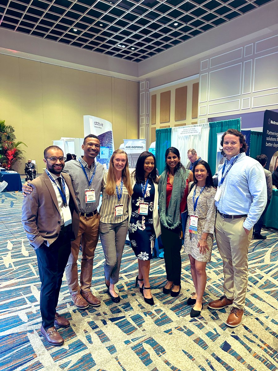 Our UMiami family had great time learning and presenting in Orlando this past week! 🙌🏽 💯 

#Physiatry24 #pmr #physiatry
<a href="/AAPhysiatry_RFC/">AAP Resident Fellow Council PM&R</a> 
<a href="/AAPhysiatrists/">Assoc. of Academic Physiatrists (AAP)</a>