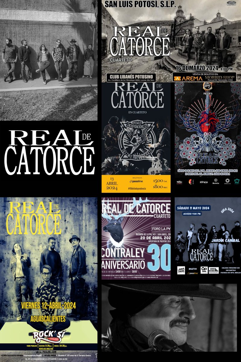 Lo que viene en nuestra #gira2024 : #SLP #Aguascalientes #Guadalajara #Puebla #Pachuca #CDMX 
30 años del disco 'Contraley' y 35 del disco 'Mis Amigos Muertos'
