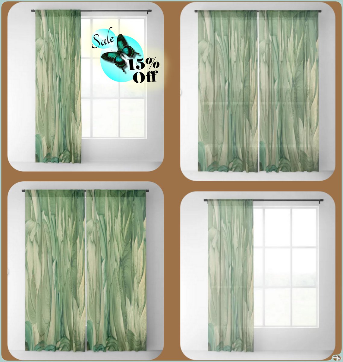 *SALE 15% Off* Nanaya Blackout & Sheer Curtain society6.com/product/nanaya… ~Be Artful~ #artfalaxy #art #curtains #drapes #homedecor #society6 #Society6max #swirls #accents #sheercurtains #windowtreatments #blackoutcurtains #floorrugs #outdoors #green #yellow #golden