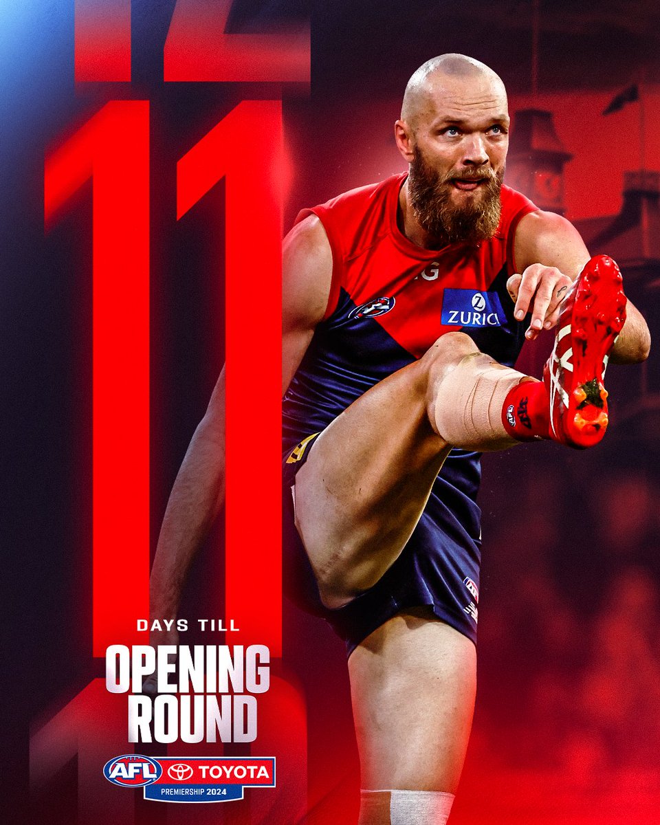AFL's tweet image. Counting down the days until #OpeningRound 😍
