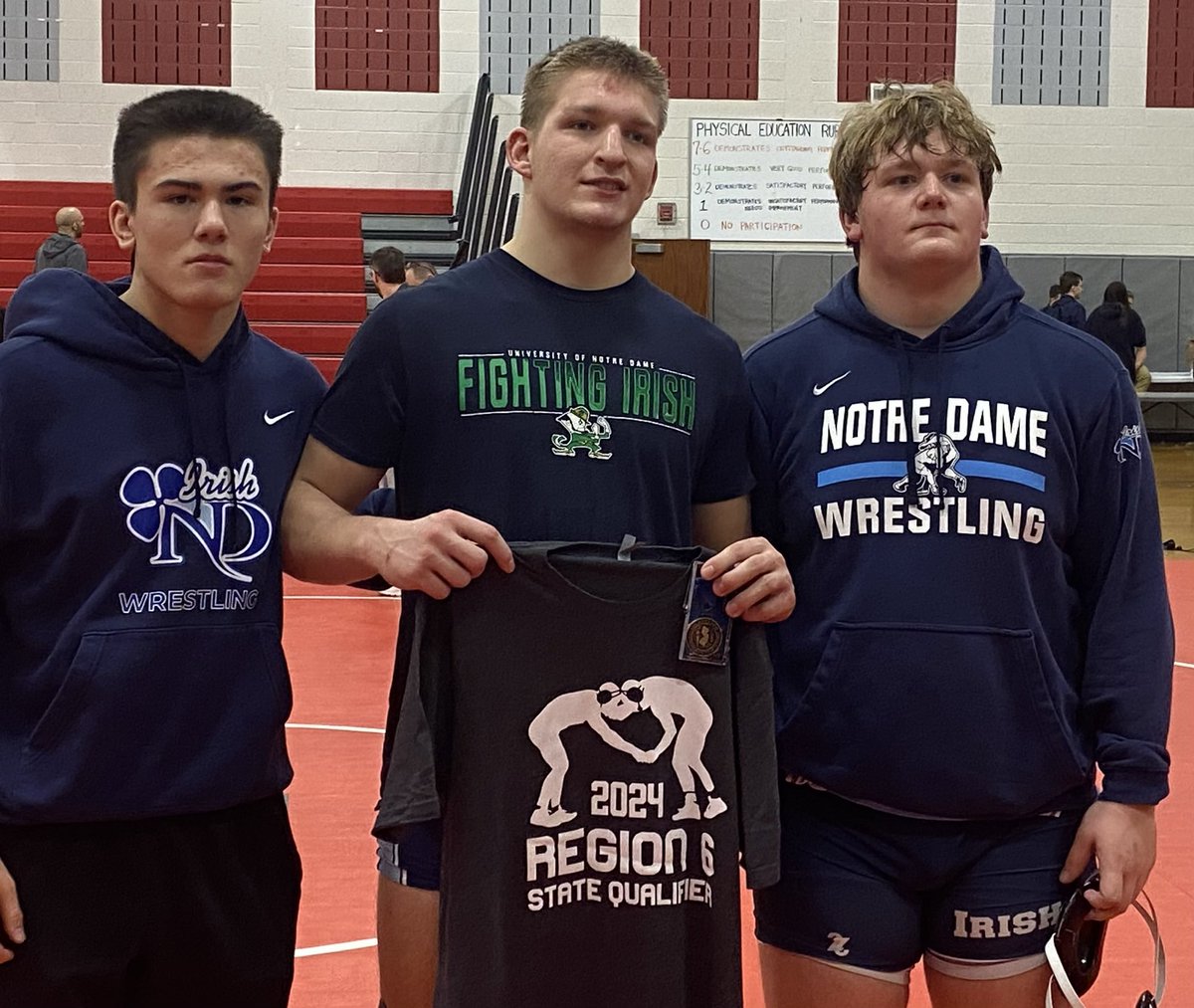Region 6 placewinners, Will Renda 4th, KJ Honnig 6th and Andy Onzik 6th!