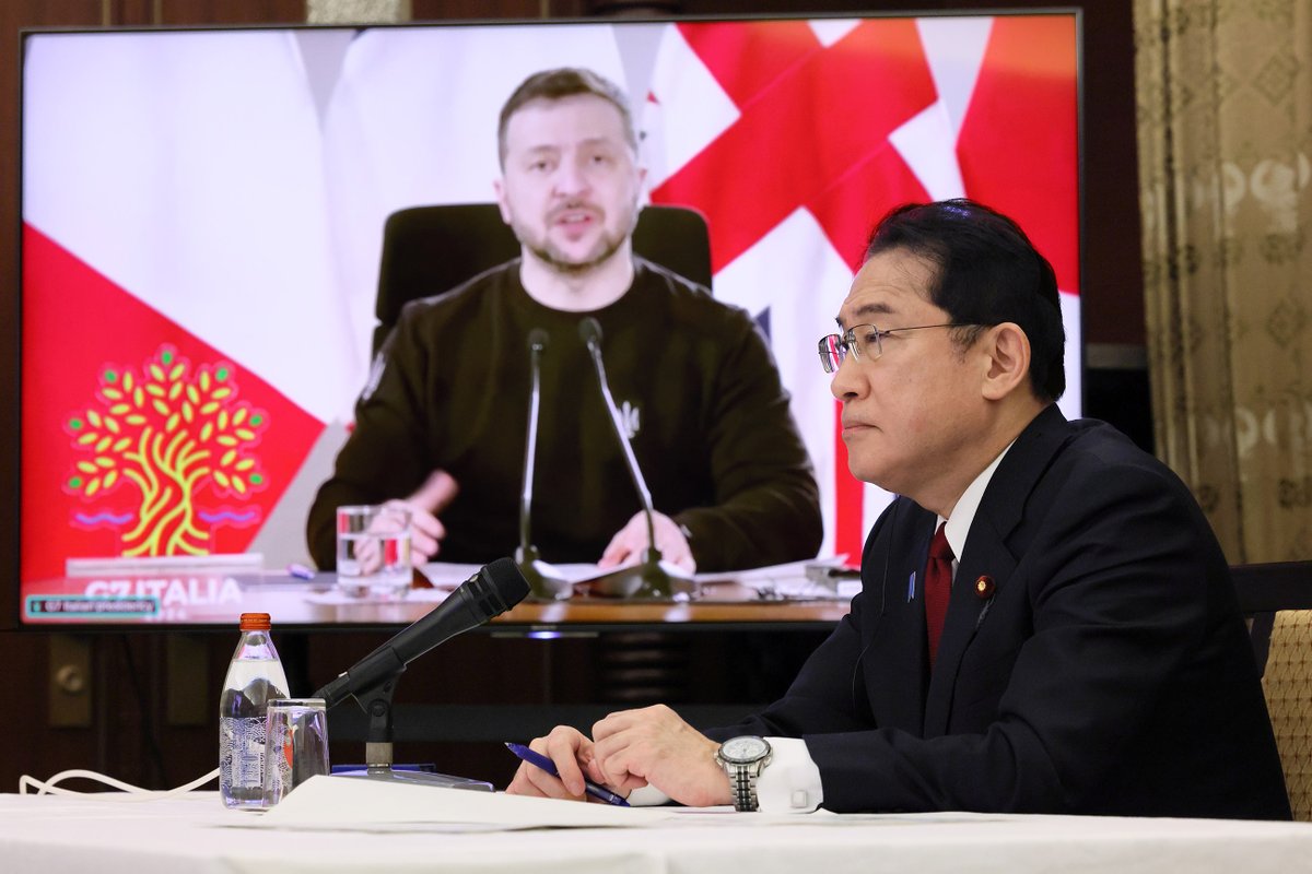 ロシアによるウクライナ侵略開始から2年となる節目にG7首脳テレビ会議に出席しました。ウクライナの公正かつ永続的な平和を実現するべく、G7で結束し、対露制裁とウクライナ支援の強力な推進を確認しました。6月のプーリア・サミットの成功に向け、日本としても積極的に  ...