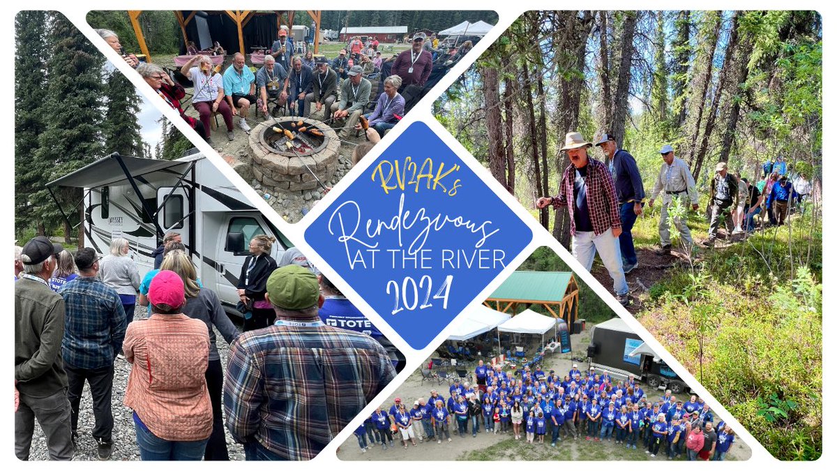 Want to know what to expect at RVing to Alaska's Annual Campout: Rendezvous at the River?!?!?! Watch this:👀⤵️
youtu.be/XtGUDnmBoUI
Join us for RVing to Alaska's 4th Annual RV Rally. For more information and to purchase tickets visit rv2akrally.com.