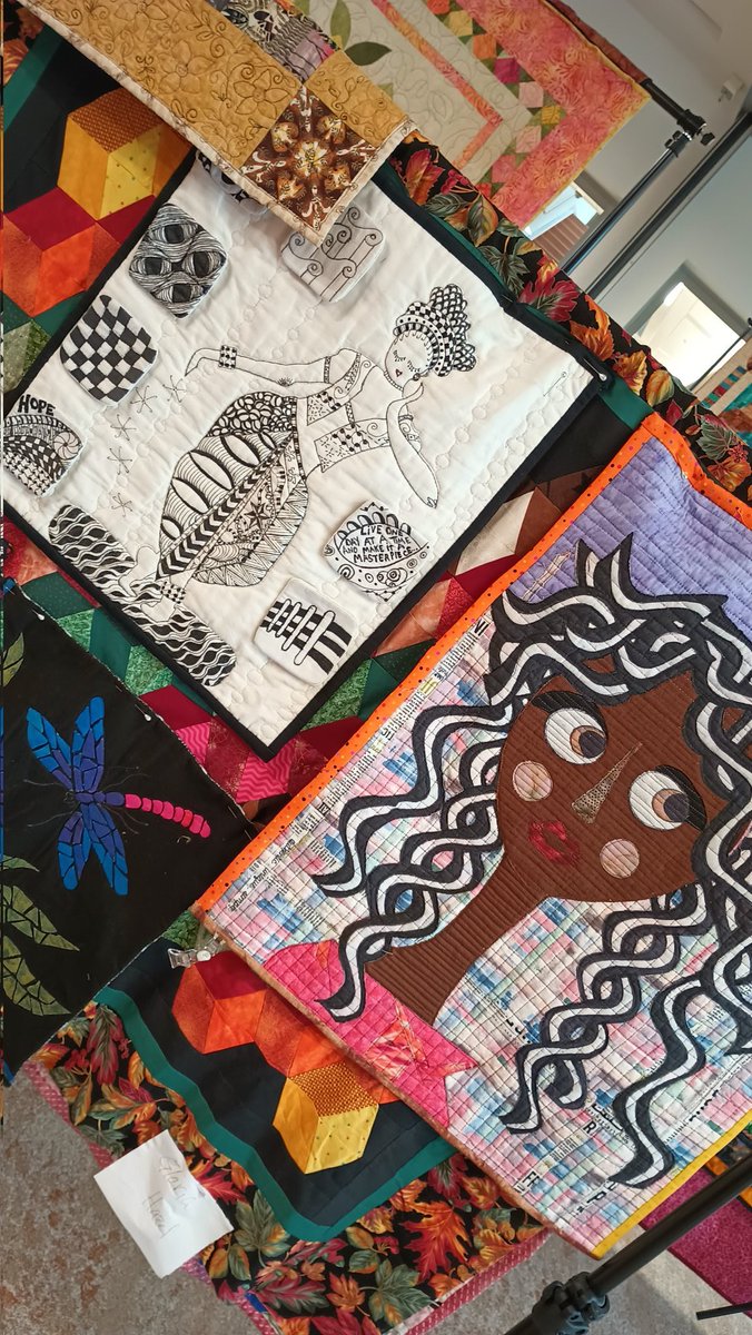 More #textileart from the #SanDiego #PeopleofColor #Quilt Guild's show.