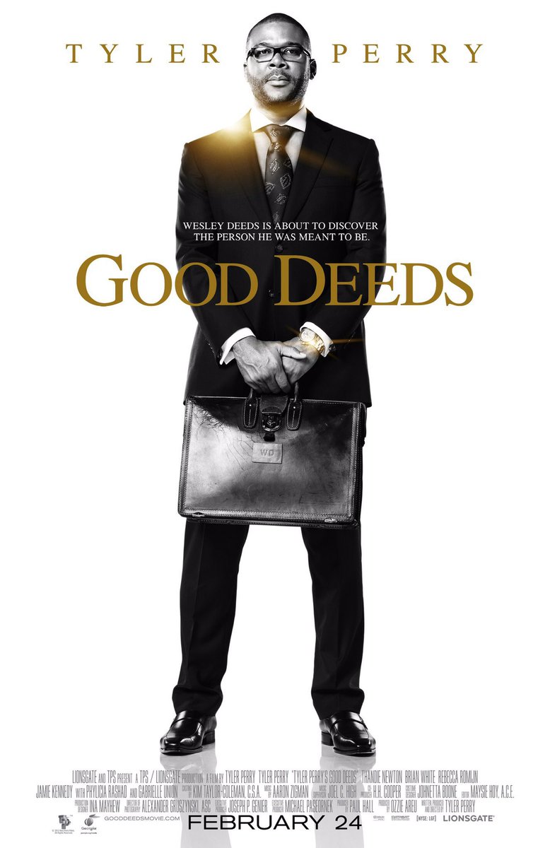 🎬MOVIE HISTORY: 12 years ago today, February 24, 2012, the movie ‘Good Deeds’ opened in theaters!

@tylerperry #ThandiweNewton @itsgabrielleu #EddieCibrian #BrianWhite #JordennThompson @PhyliciaRashad #BeverlyJohnson #RebeccaRomijn #JamieKennedy #AndrewMasset #VictoriaLoving