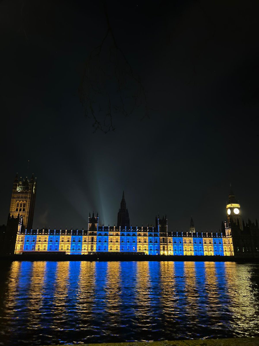 Britain is a bit rubbish a lot, frankly. And then it does something like this. And then I am proud to be British. And very proud to stand with Ukraine.