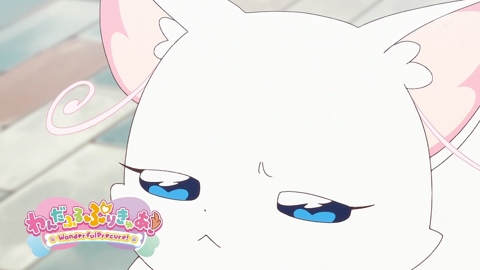 めんどくさいという顔だ #nitiasa #precure 