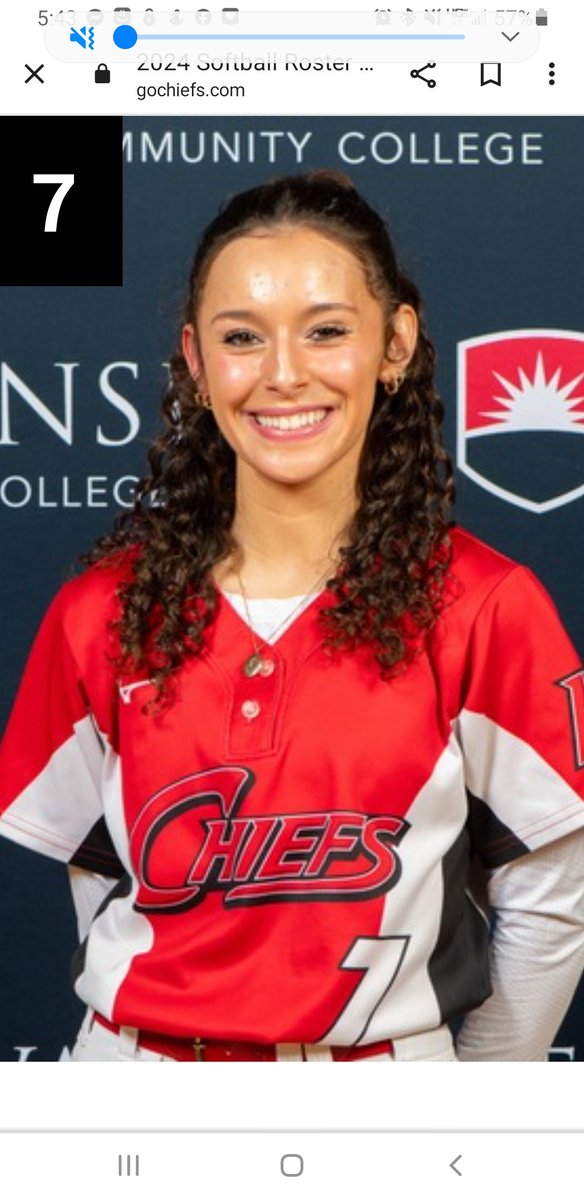 Next up on our roster review is #7 freshman OF Maya Brito of South Elgin HS. Maya likes her pasta with a little Sza thrown in. @WaubonseeChiefs @WCCchiefsSB