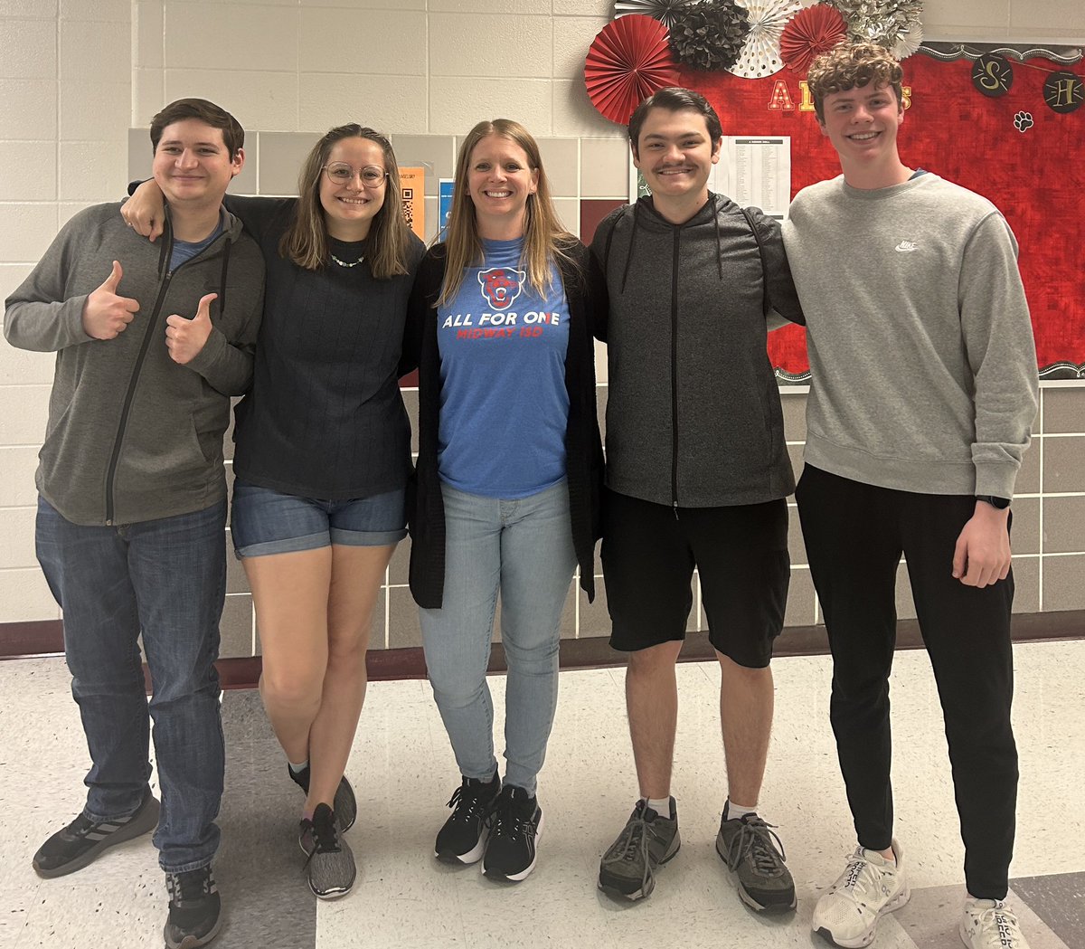 So this happened today!  Current sophomores at Texas A&amp;M (who were also former State Science UIL teammates) showed up to support their younger siblings at their UIL meet.  #ScienceEducation #STEMeducation #UILState #MidwayISD
