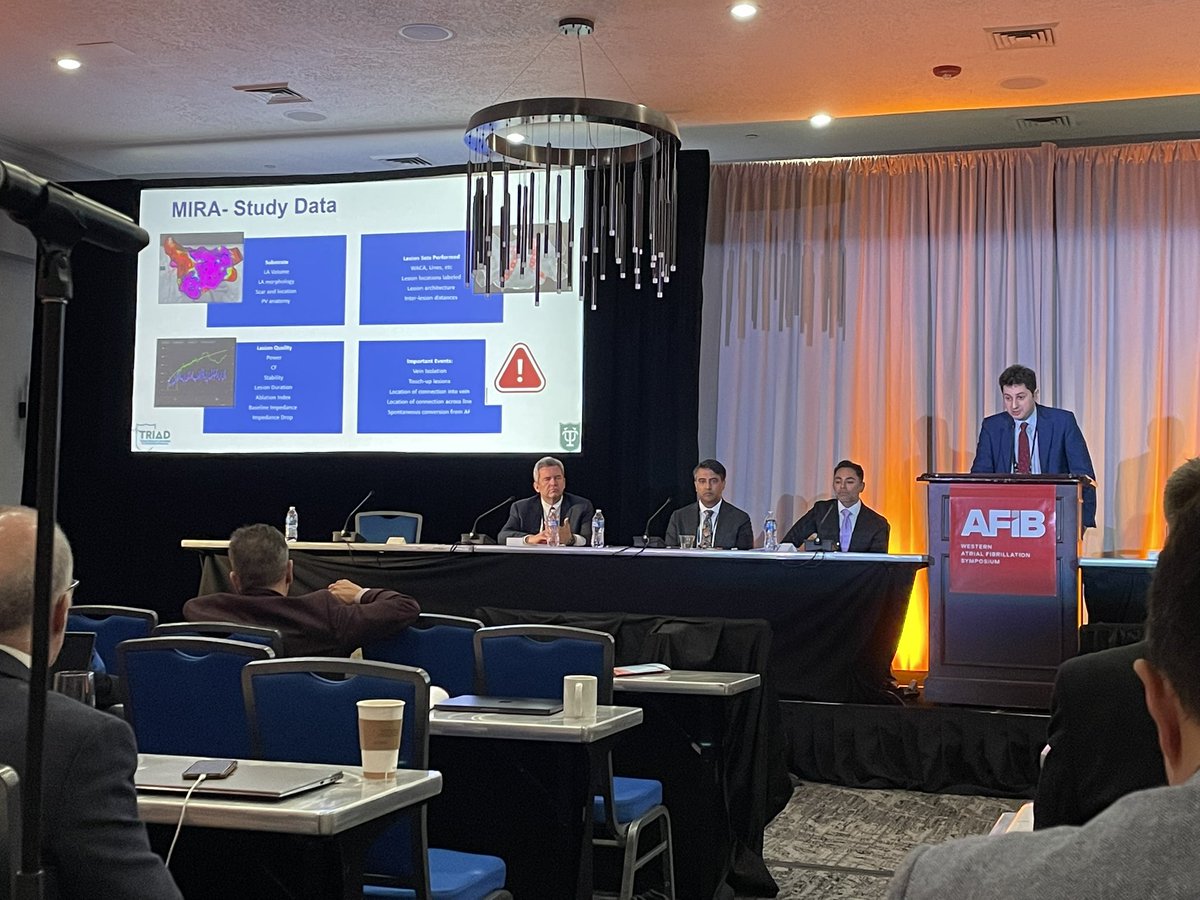 <a href="/OmarKreidieh1/">Omar Kreidieh</a> : 
MIRA study at <a href="/Tulane/">Tulane University</a> <a href="/nmarrouche/">Nassir Marrouche</a> will be collecting multi-modal data and using ML to predict Afib recurrence after ablation. #WAFib2024